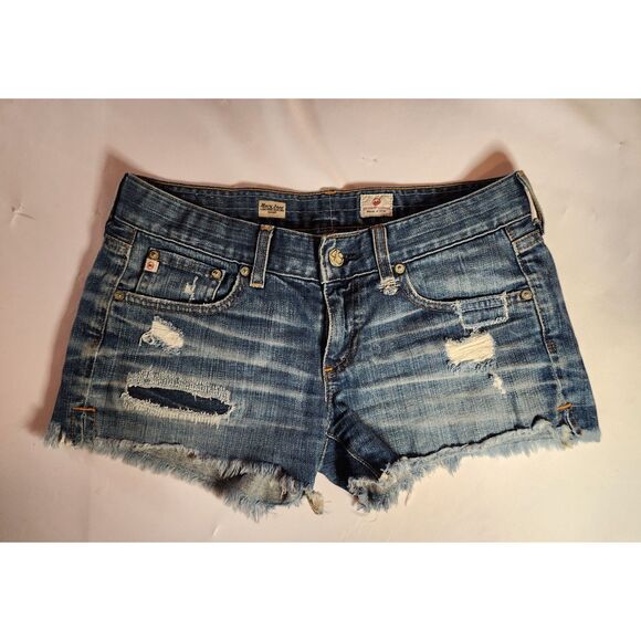 Ag Adriano Goldschmied Pants - AG Adriano Goldschmied Distressed Cutoff Denim 26 Made in USA Costal Cowgirl